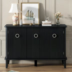 MDF Cabinet with Acacia Doors and Legs