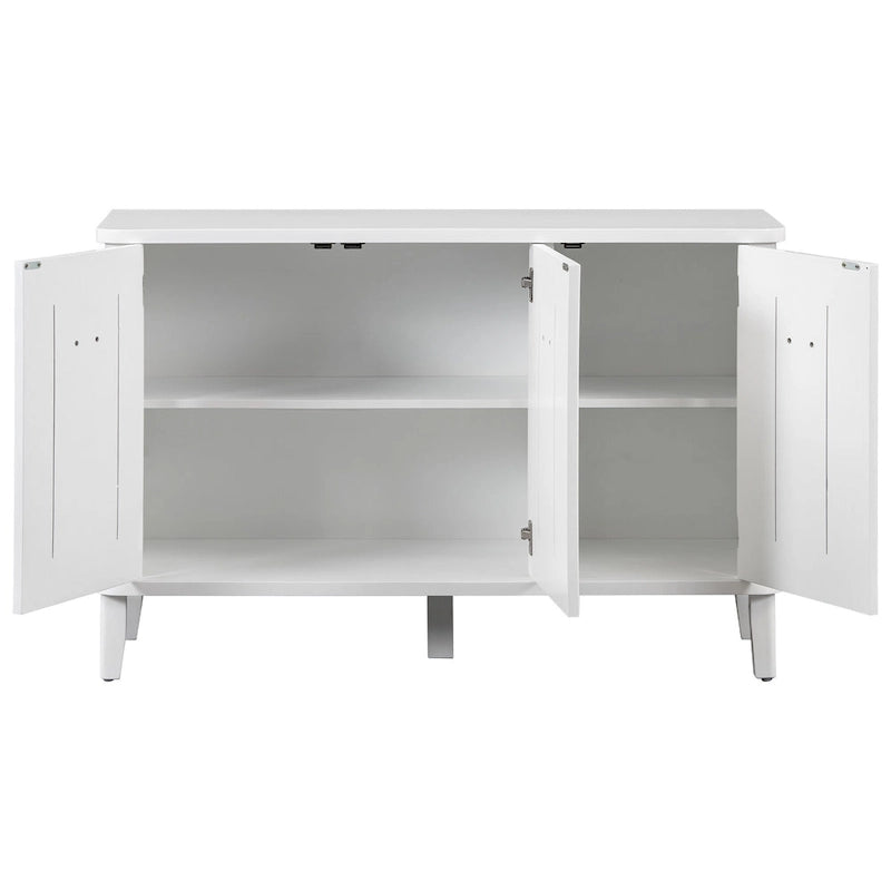 MDF Cabinet with Acacia Doors and Legs