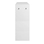 Freestanding Shoe Rack Organizer with 2 Shutter Door, Entryway Narrow Shoe Storage with Adjustable Storage Shelf &Top Drawer