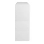 Freestanding Shoe Rack Organizer with 2 Shutter Door, Entryway Narrow Shoe Storage with Adjustable Storage Shelf &Top Drawer