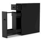 Schmaler Badezimmerschrank mit Schublade und Einlegeböden
