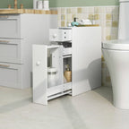 Schmaler Badezimmerschrank mit Schublade und Einlegeböden