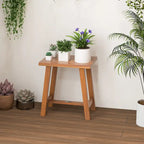 Teak Shower Bench Bathroom Shower Stool for Shaving Legs & Spa