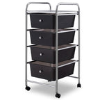 4 Drawers Metal Rolling Storage Cart Scrapbook Supply & Paper - see details