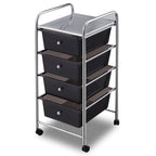 4 Drawers Metal Rolling Storage Cart Scrapbook Supply & Paper - see details