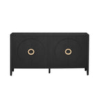 Sophisticated Fir Veneer Cabinet with Textured Finish
