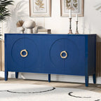 Sophisticated Fir Veneer Cabinet with Textured Finish