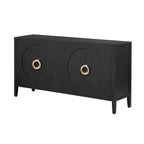 Sophisticated Fir Veneer Cabinet with Textured Finish