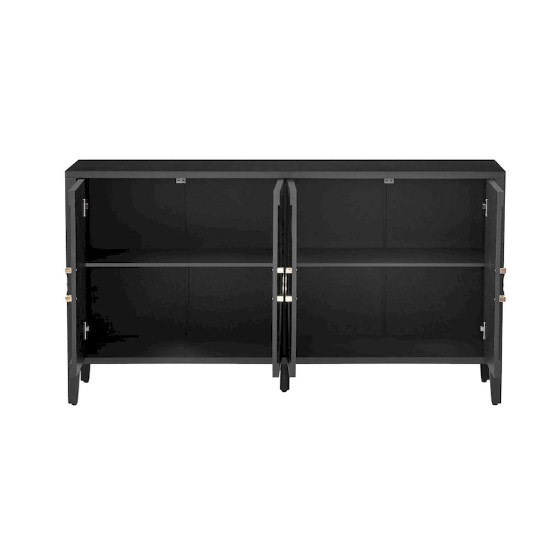 Sophisticated Fir Veneer Cabinet with Textured Finish