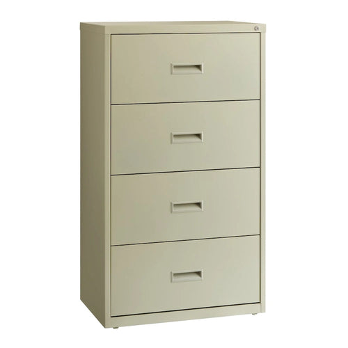 Commerciële laterale archiefkast met 4 laden, 30 inch breed