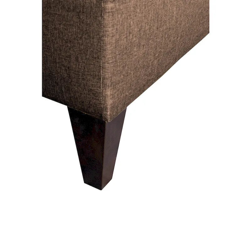 10-button Tufted Upholstered Long Storage Bench Ottoman