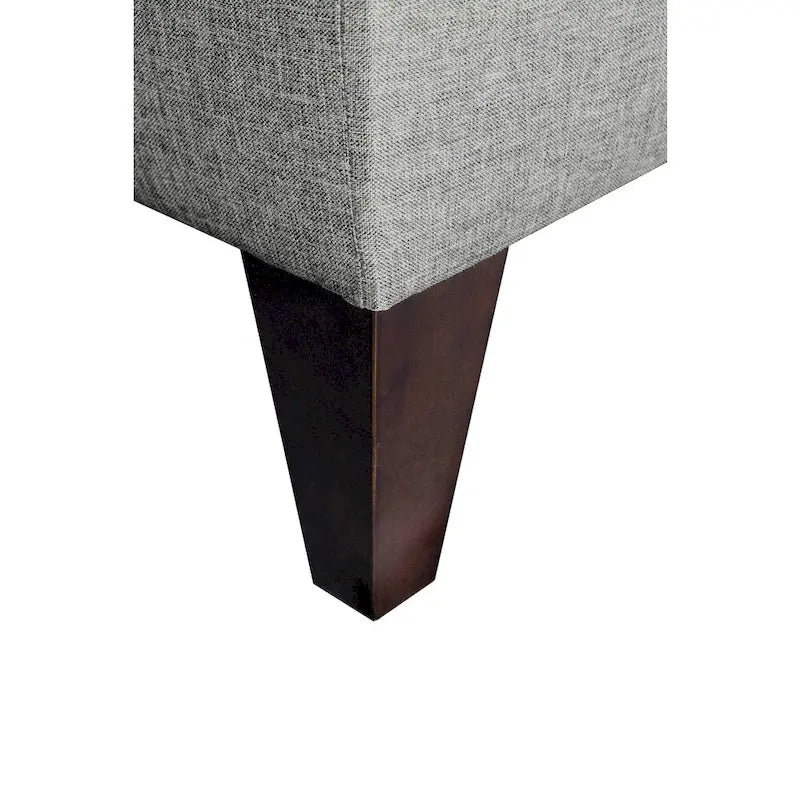 10-button Tufted Upholstered Long Storage Bench Ottoman