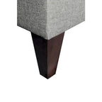 10-button Tufted Upholstered Long Storage Bench Ottoman