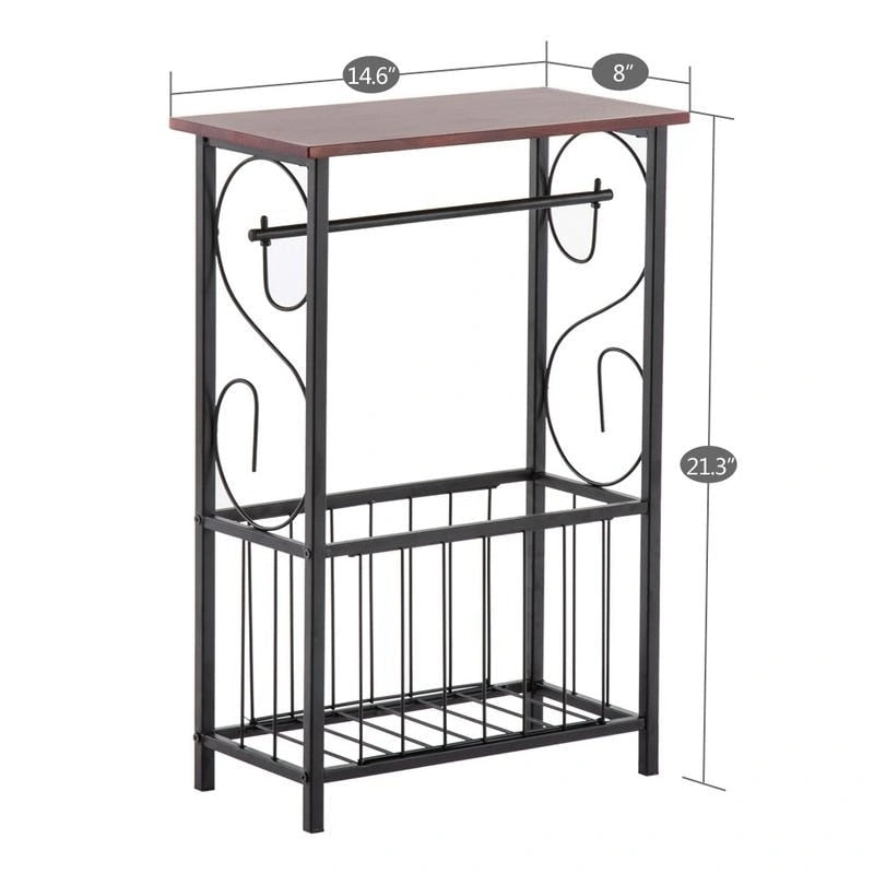 Bathroom Table Magazine Storage Racks