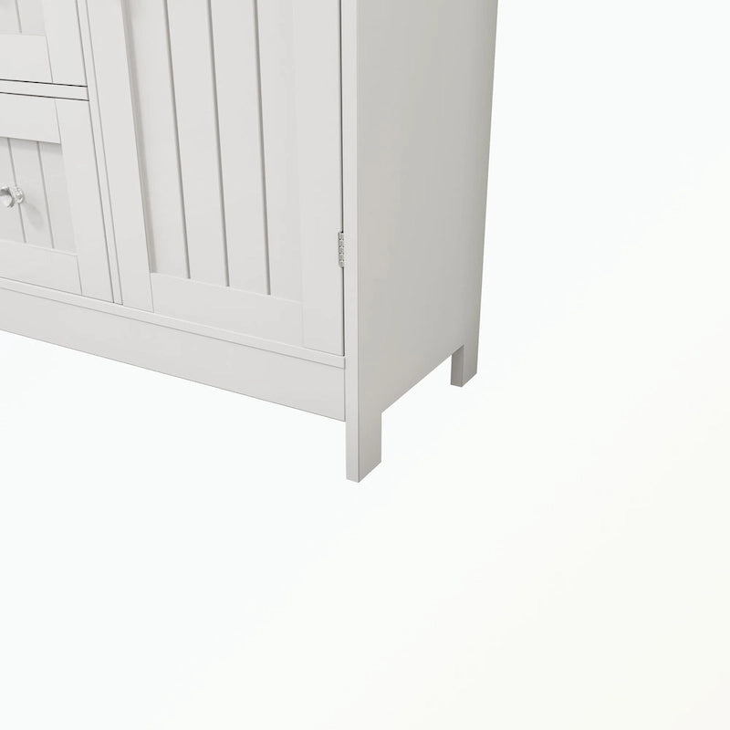 Bathroom standing storage cabinet with 3 drawers and 1 door