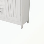 Bathroom standing storage cabinet with 3 drawers and 1 door