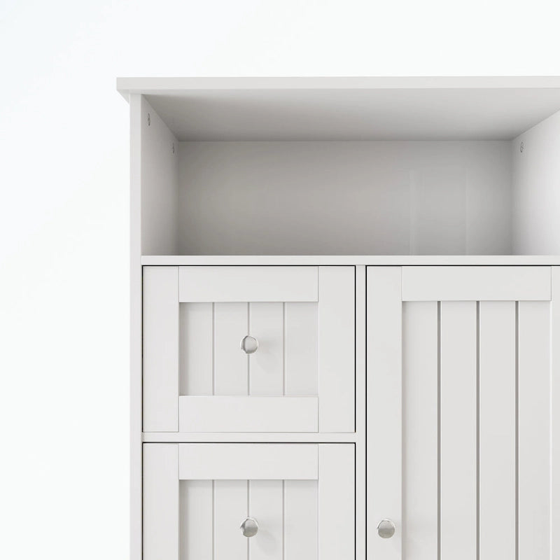 Bathroom standing storage cabinet with 3 drawers and 1 door