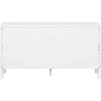 Large Storage Space Sideboard with Artificial Rattan Door