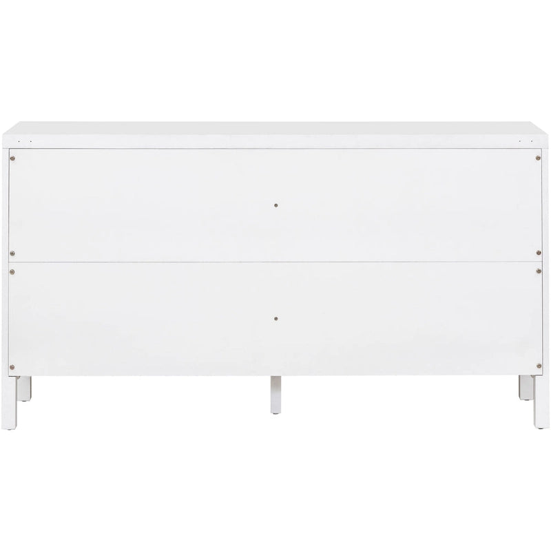 Large Storage Space Sideboard with Artificial Rattan Door