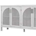 Large Storage Space Sideboard with Artificial Rattan Door