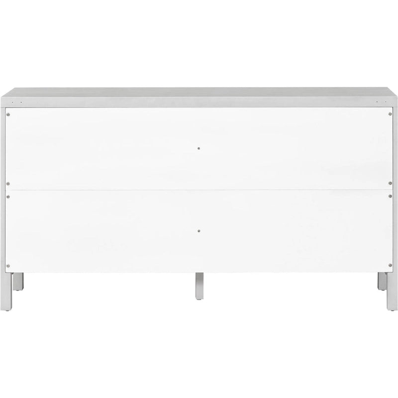 Large Storage Space Sideboard with Artificial Rattan Door