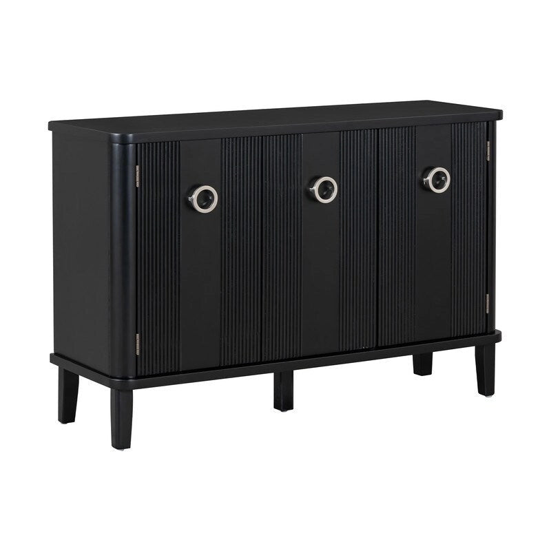47.2W Solid Wood Cabinet with Three Doors