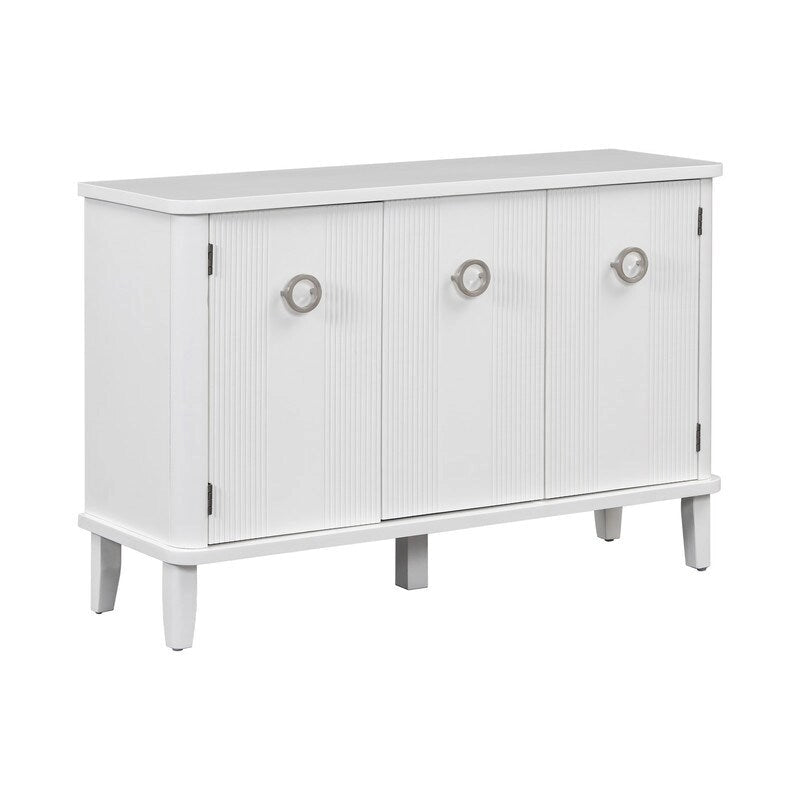 47.2W Solid Wood Cabinet with Three Doors