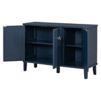 47.2W Solid Wood Cabinet with Three Doors