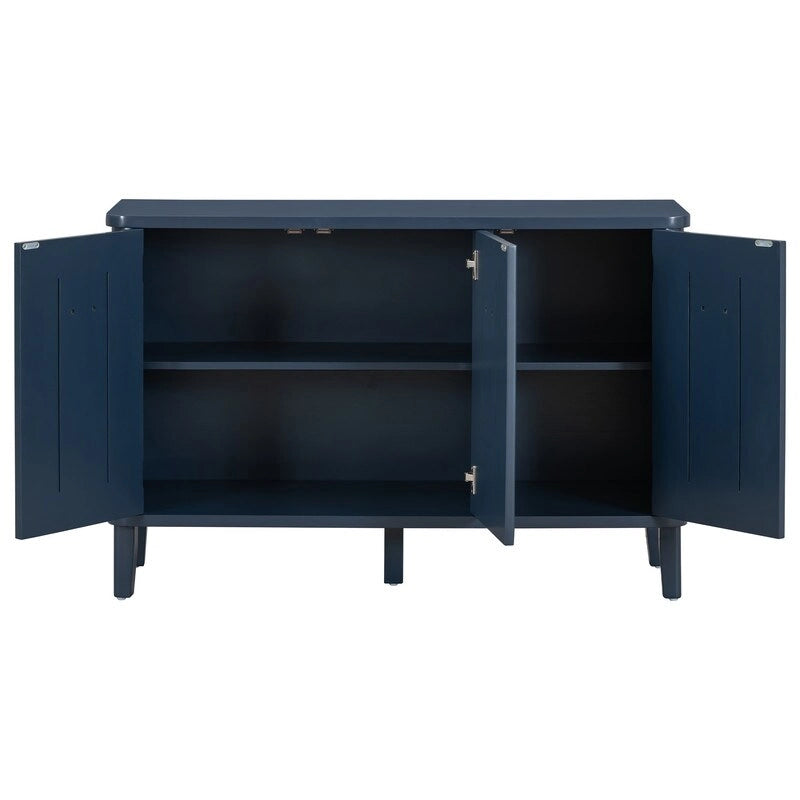 47.2W Solid Wood Cabinet with Three Doors