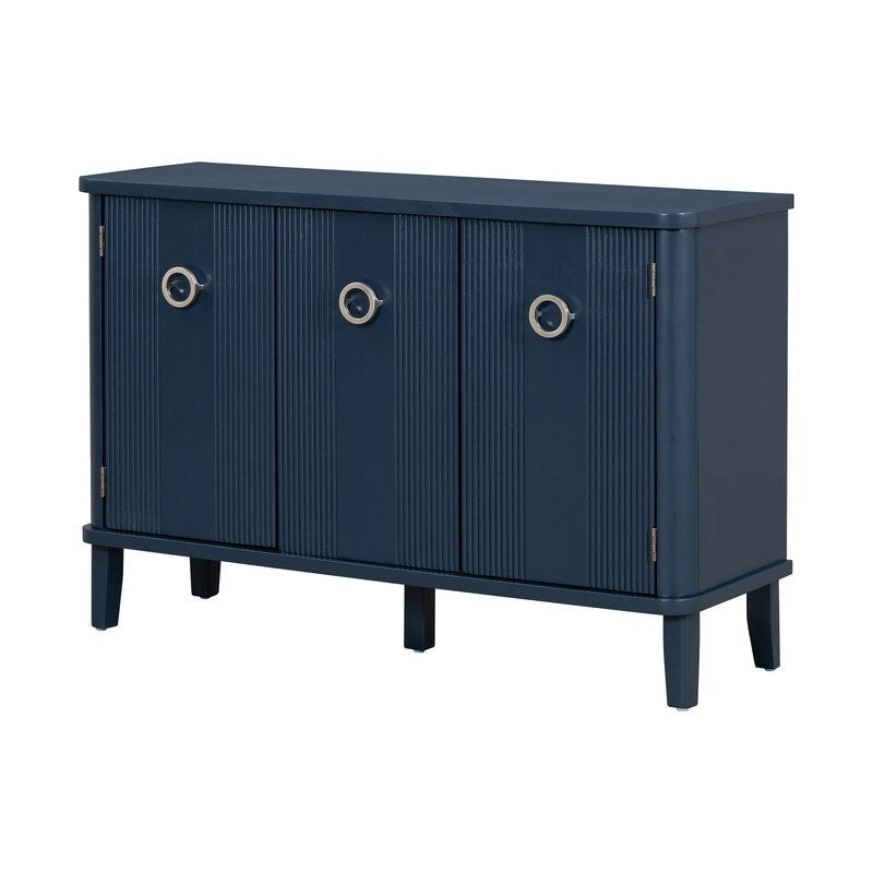 47.2W Solid Wood Cabinet with Three Doors