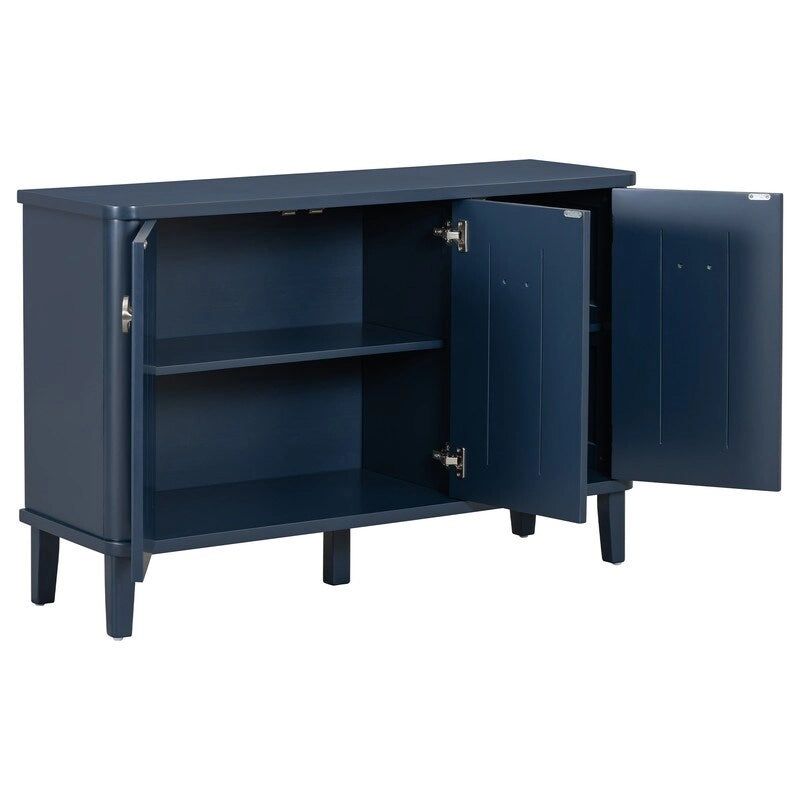 47.2W Solid Wood Cabinet with Three Doors