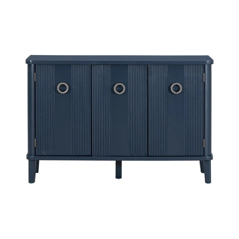 47.2W Solid Wood Cabinet with Three Doors