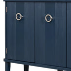 47.2W Solid Wood Cabinet with Three Doors