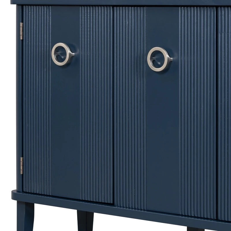 47.2W Solid Wood Cabinet with Three Doors
