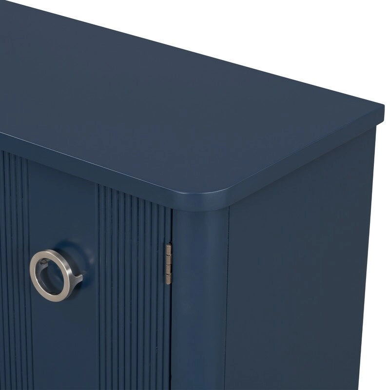 47.2W Solid Wood Cabinet with Three Doors