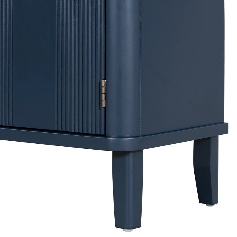 47.2W Solid Wood Cabinet with Three Doors