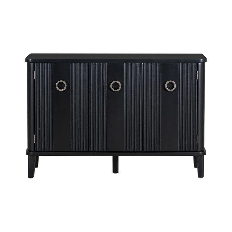47.2W Solid Wood Cabinet with Three Doors