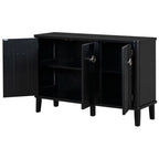 47.2W Solid Wood Cabinet with Three Doors