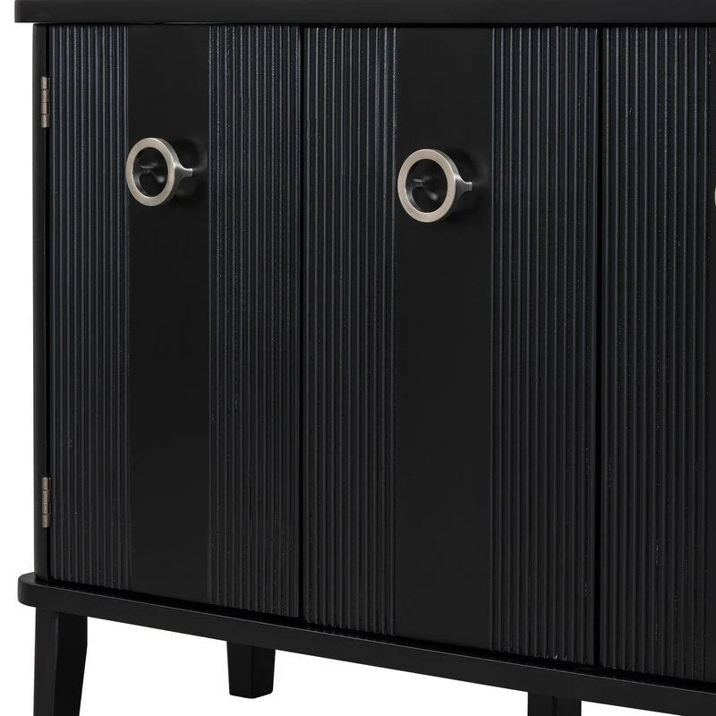 47.2W Solid Wood Cabinet with Three Doors