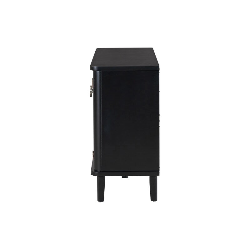 47.2W Solid Wood Cabinet with Three Doors
