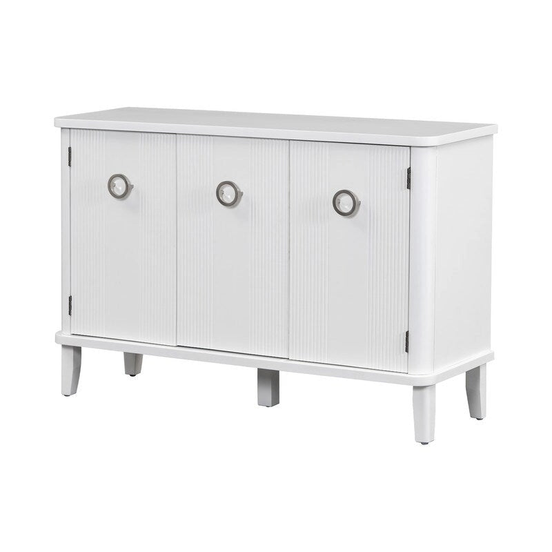 47.2W Solid Wood Cabinet with Three Doors