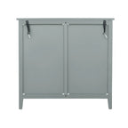 MDF-Schrank mit drei Schubladen und Holzmaserungsoptik