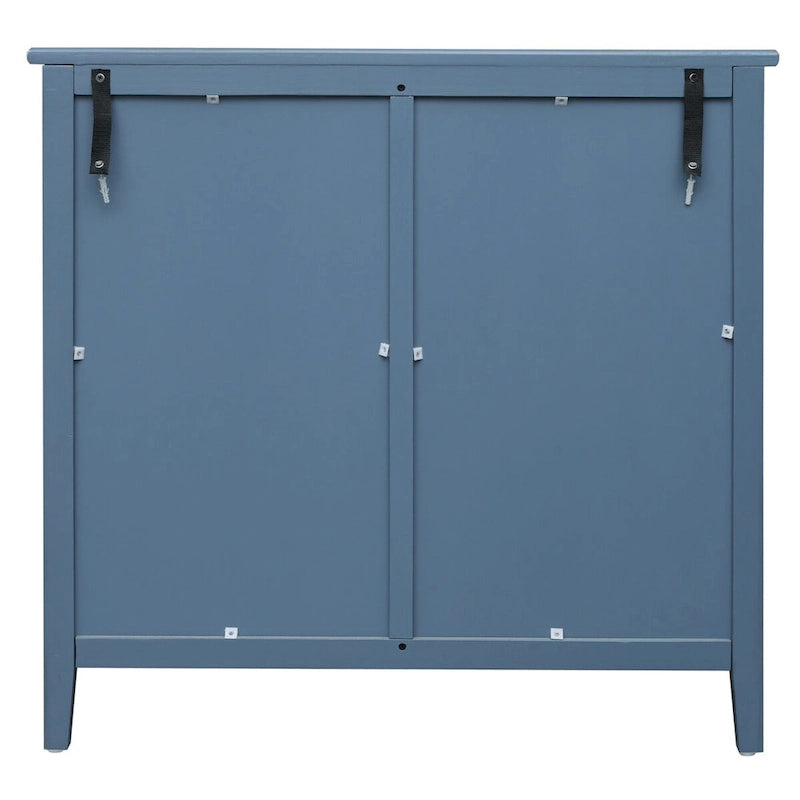 Three Drawer MDF Cabinet with Woodgrain Finish