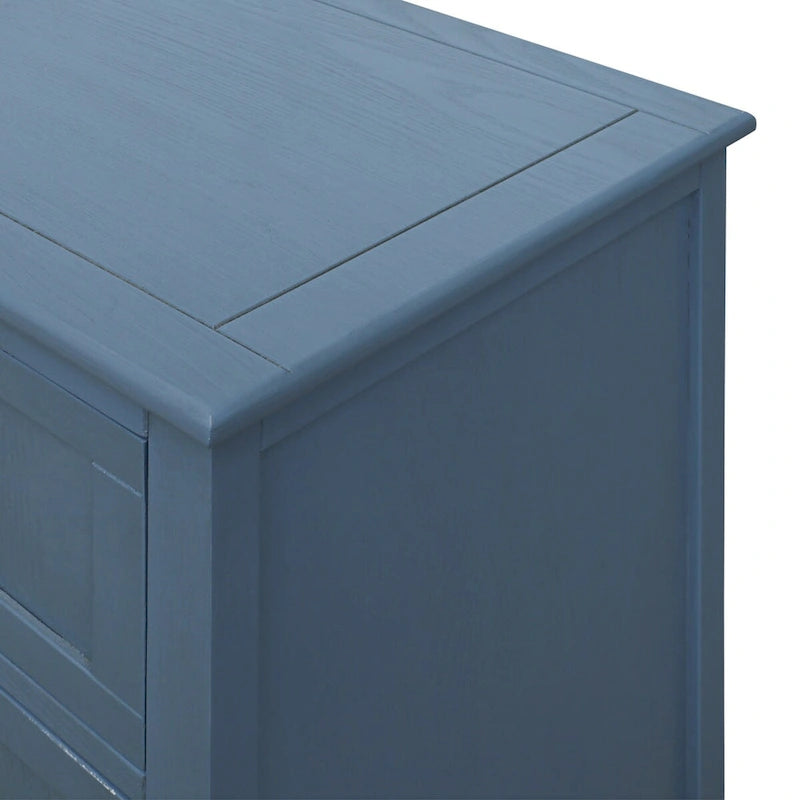 Three Drawer MDF Cabinet with Woodgrain Finish