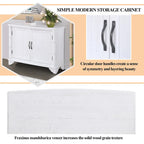 40 Console Table with Storage Shelf, Retro Entryway Table with Adjustable Storage Shelf, Sofa Couch Table for Hallway
