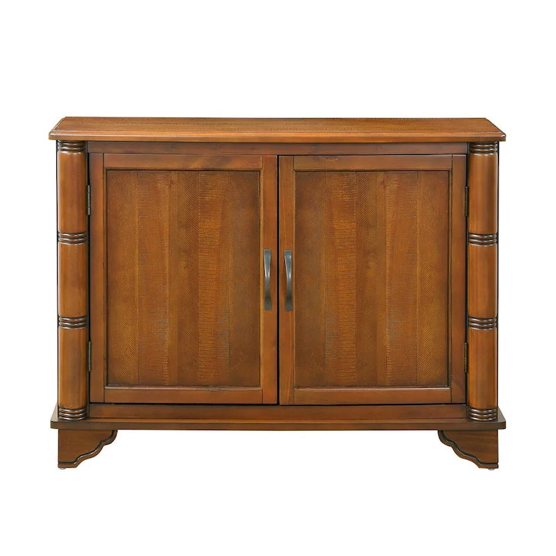 40 Console Table with Storage Shelf, Retro Entryway Table with Adjustable Storage Shelf, Sofa Couch Table for Hallway
