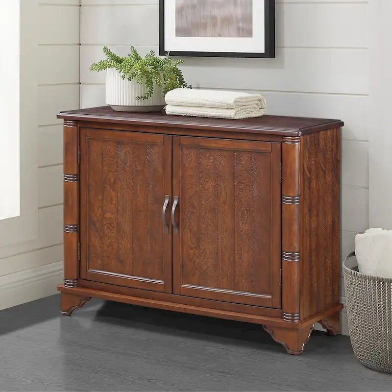 40 Console Table with Storage Shelf, Retro Entryway Table with Adjustable Storage Shelf, Sofa Couch Table for Hallway