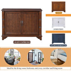 40 Console Table with Storage Shelf, Retro Entryway Table with Adjustable Storage Shelf, Sofa Couch Table for Hallway