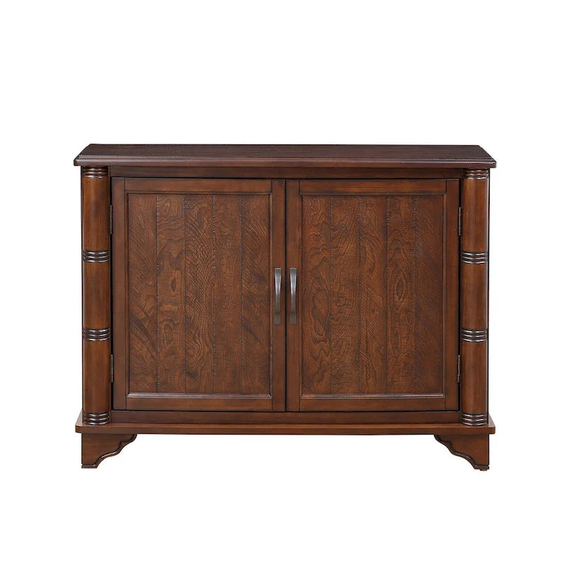 40 Console Table with Storage Shelf, Retro Entryway Table with Adjustable Storage Shelf, Sofa Couch Table for Hallway