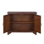 40 Console Table with Storage Shelf, Retro Entryway Table with Adjustable Storage Shelf, Sofa Couch Table for Hallway